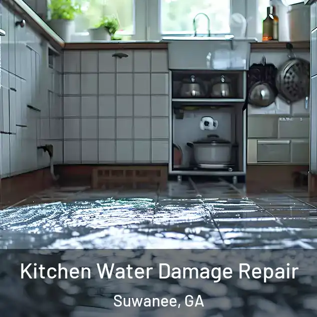 Kitchen Water Damage Repair Suwanee, GA