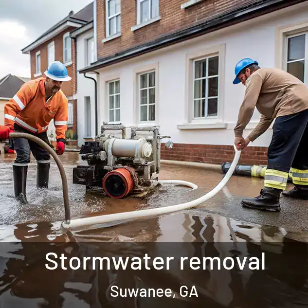  Stormwater removal Suwanee, GA